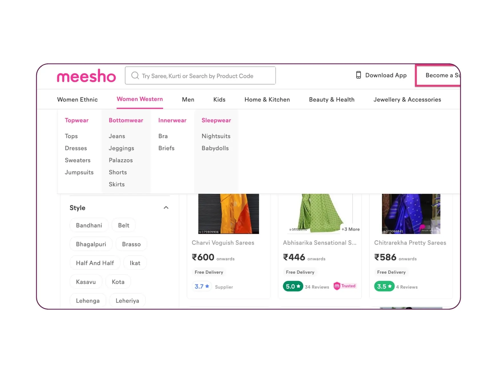 Meesho Price & Competitor Analysis